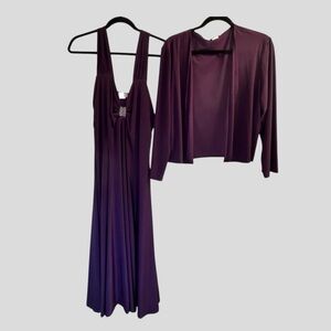 Pretty Woman Purple Dress and Duster Size 3X